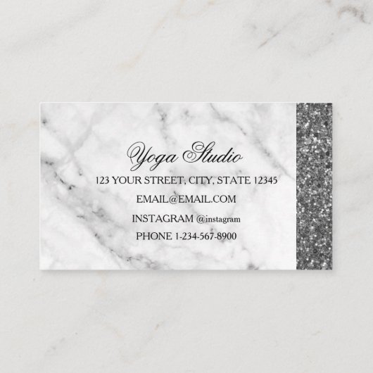 Yoga Studio Visitekaartje (Achterkant)