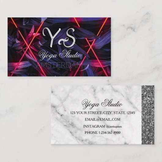Yoga Studio Visitekaartje (Voorkant / Achterkant)