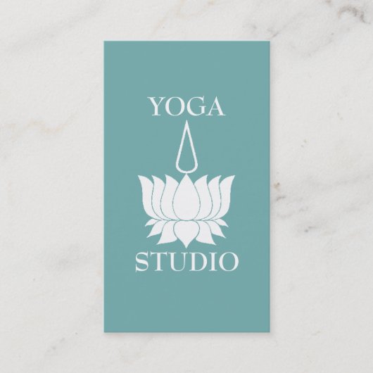 Yoga Studio Visitekaartje (Voorkant)