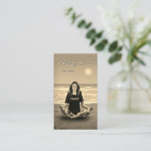 Yoga Studio Visitekaartje (Staand voorkant)