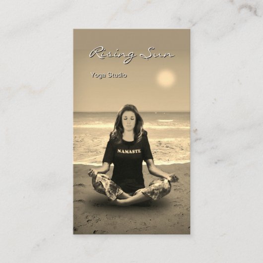Yoga Studio Visitekaartje (Voorkant)