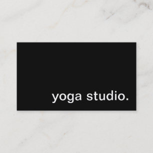 Yoga Studio-Visitekaartje Visitekaartje