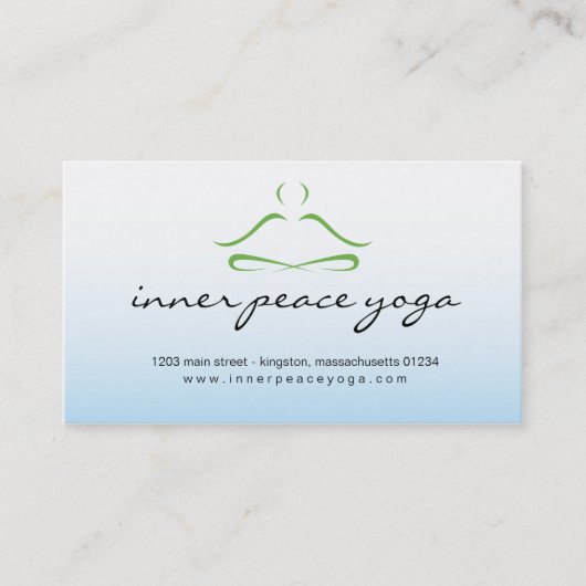 Yoga Studio-Visitekaartje Visitekaartje (Voorkant)