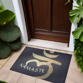 Yoga Studio Welcome Meditation Root Chakra Symbol Deurmat