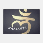 Yoga Studio Welcome Meditation Root Chakra Symbol Deurmat (Voorkant)