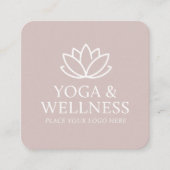 Yoga Studio Wellness Center Square Visitekaartje (Voorkant)