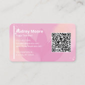 Yoga Studio Yoga Docent Sjablonen Visitekaartje (Voorkant)