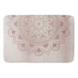 Yoga Studio Yogi Retreat Home Mandala Om Girly Spa Badmat
