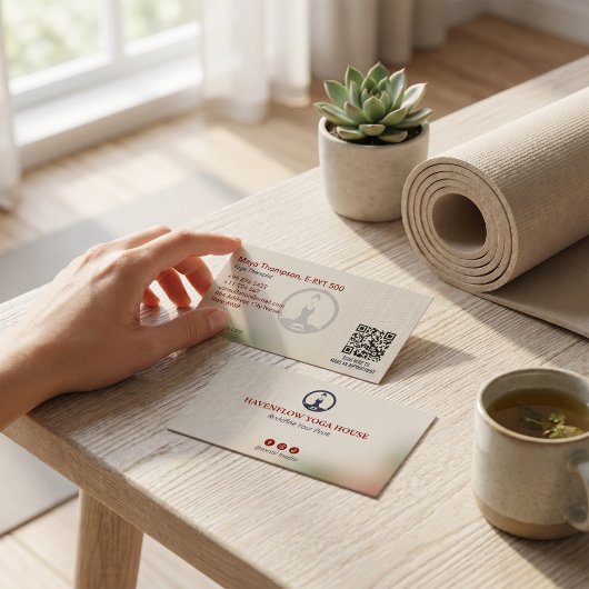 Yoga Studio Zakelijk | Classic House Visitekaartje