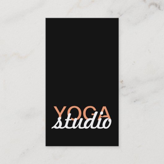 yoga studiopunch klantenkaartje (Voorkant)