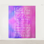 Yoga Studios & Meditatie Kamers: Geestelijk Gebed Wandkleed (Voorkant)