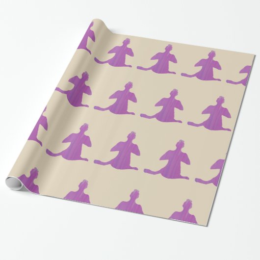 Yoga, Sukhasana inpakpapier (Uitgerold)
