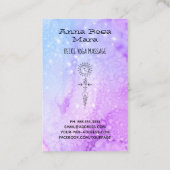 *~* Yoga Sun Woman Moon Nirvana Reiki Massage Visitekaartje (Achterkant)