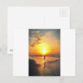 Yoga Sunrise Briefkaart (Voorkant / Achterkant)