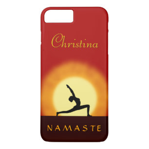 Yoga Sunrise Pose Namaste Slim iPhone 7 Plus iPhone 8/7 Plus Hoesje