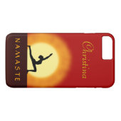 Yoga Sunrise Pose Namaste Slim iPhone 7 Plus Case-Mate iPhone Case (Achterkant (Horizontaal))