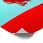 Yoga Sunset Art Poster (Hoek)