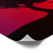 Yoga Sunset Art Poster (Hoek)