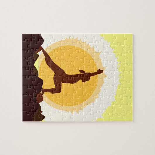 Yoga Sunset Legpuzzel (Horizontaal)