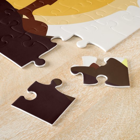 Yoga Sunset Legpuzzel (Zijkant)