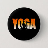 Yoga Sunshine Ronde Button 5,7 Cm (Voorkant)