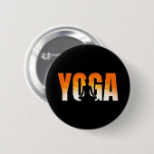 Yoga Sunshine Ronde Button 5,7 Cm (Voorkant /achterkant)
