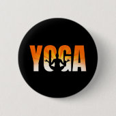 Yoga Sunshine Ronde Button 5,7 Cm (Voorkant)