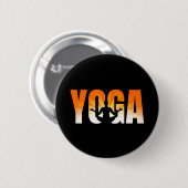 Yoga Sunshine Ronde Button 5,7 Cm (Voorkant /achterkant)