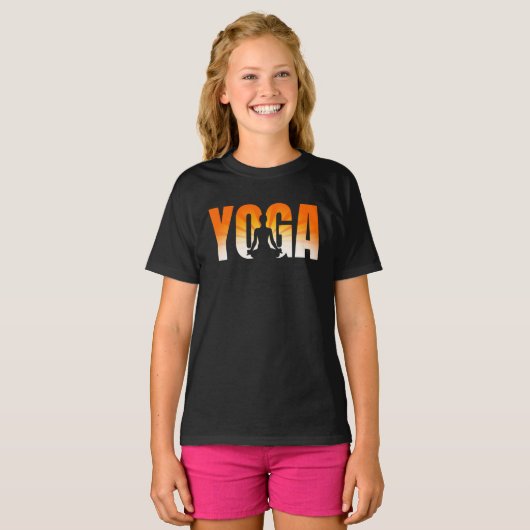 Yoga Sunshine T-shirt (Voorkant volledig)
