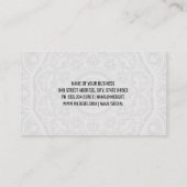 Yoga-symbolen | Mandala-patroon Visitekaartje (Achterkant)