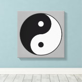 yoga-symbool canvas afdruk (Insitu (Houten vloer))