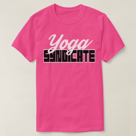Yoga Syndicaat T-shirt (Design voorkant)