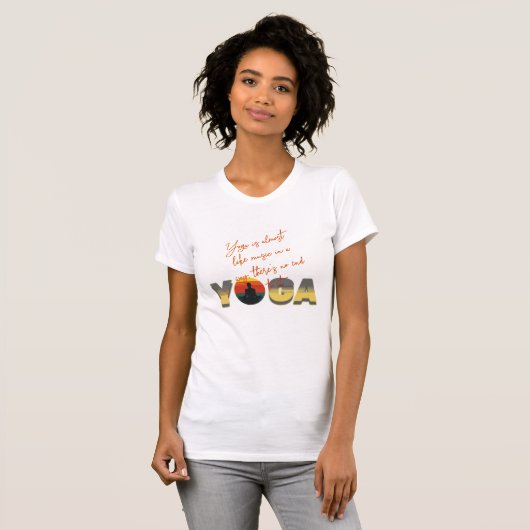 yoga t-shirt (Voorkant volledig)