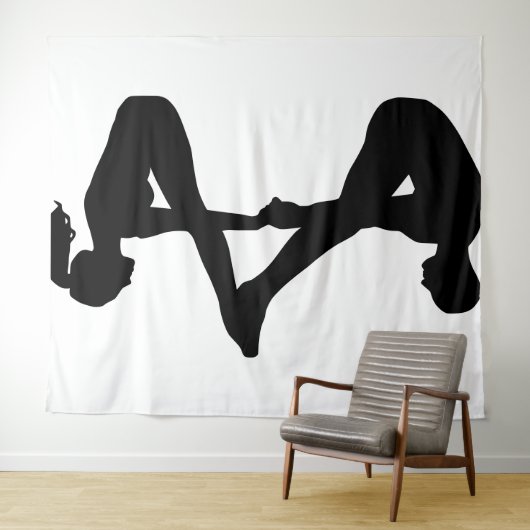 Yoga Tapijt Wandkleed (In Situ (horizontaal))