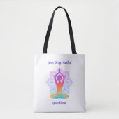 Yoga tas met eigen naam & mantra (Voorkant)