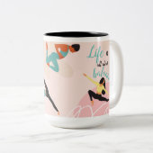 Yoga Tea Mug Tweekleurige Koffiemok (Voorkant rechts)