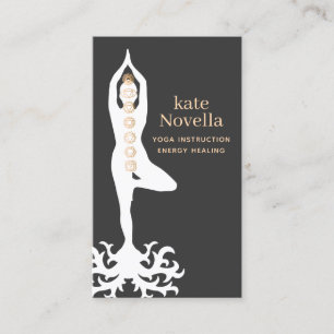 Yoga Teacher, Chakras Visitekaartje