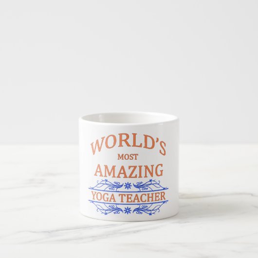 Yoga Teacher Espresso Kop (Voorkant)