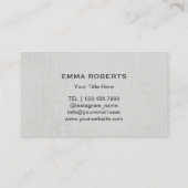 Yoga Teacher Gold Circle & Healing Tree Fitness Visitekaartje (Achterkant)