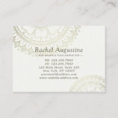 Yoga Teacher Gold Mandala Korting Coupon Loyalty (Achterkant)