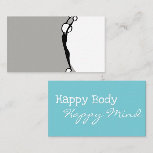 Yoga Teacher Instructor Visitekaartje (Voorkant / Achterkant)