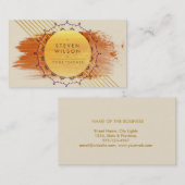 Yoga Teacher Mandala Decorative Holistic Massage Visitekaartje (Voorkant / Achterkant)