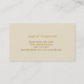 Yoga Teacher Mandala Decorative Holistic Massage Visitekaartje (Achterkant)