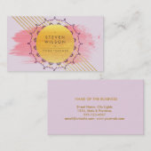 Yoga Teacher Mandala Meditation Holistic Massage Visitekaartje (Voorkant / Achterkant)