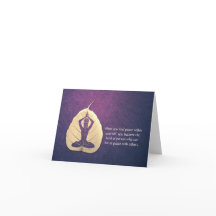 Yoga Teacher Meditation Pose Bodhi Leaf Cut Quotes