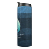 Yoga Teacher Meditation Pose Bodhi Leaf Cut Quotes Thermosbeker (Geroteerd rechts)