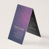 Yoga Teacher Meditation Pose Bodhi Leaf Price List Visitekaartje (Achterkant)