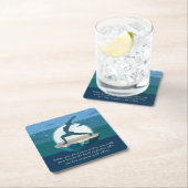 Yoga Teacher Meditation Pose Floating Island Quote Kartonnen Onderzetters (Insitu)