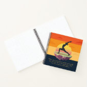 Yoga Teacher Meditation Pose Floating Island Quote Notitieboek (Binnen)