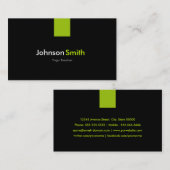 Yoga Teacher Modern Mint Green Visitekaartje (Voorkant / Achterkant)